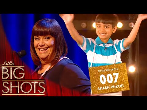 Unbelievable Brainpower: Akash Dominates Dawn French At The Spelling Bee! | Little Big Shots