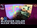 QUICK TIPS Generating Color Mask Renders In Blender Photoshop Masking Tips
