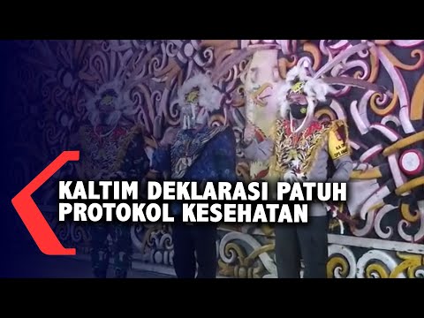Kaltim Deklarasi Patuh Protokol Kesehatan