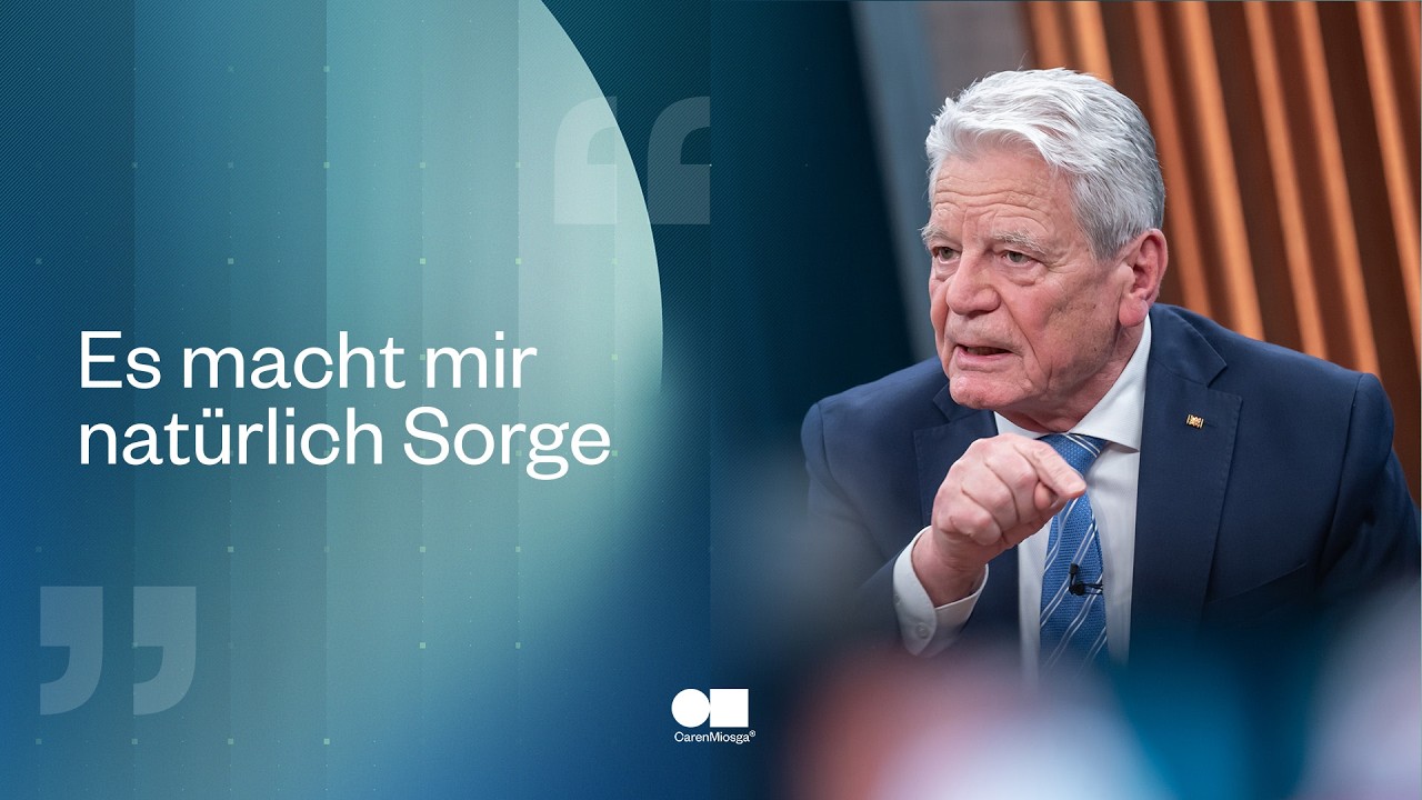 Machen Sie sich Sorgen um unsere Demokratie, Herr Gauck? | Caren Miosga