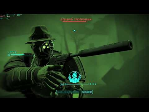 Fallout 4 - Gun Fu vs A Dozen Triggermen