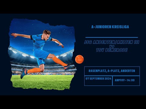 A-JUNIOREN HANNOVER Kreisliga (07.09.2024) JSG Ahlten Anderten III gegen TSV Bemerode