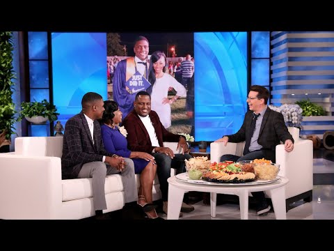 ゲストホストのショーン・ヘイズは卒業生の感動的な家族を驚かせる (Guest Host Sean Hayes Surprises Inspiring Family of Graduates)
