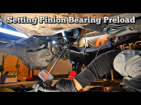 Setting Pinion Bearing Preload / Rotating Torque / Chrysler 8.25 differential / Dodge Ram Jeep / xj