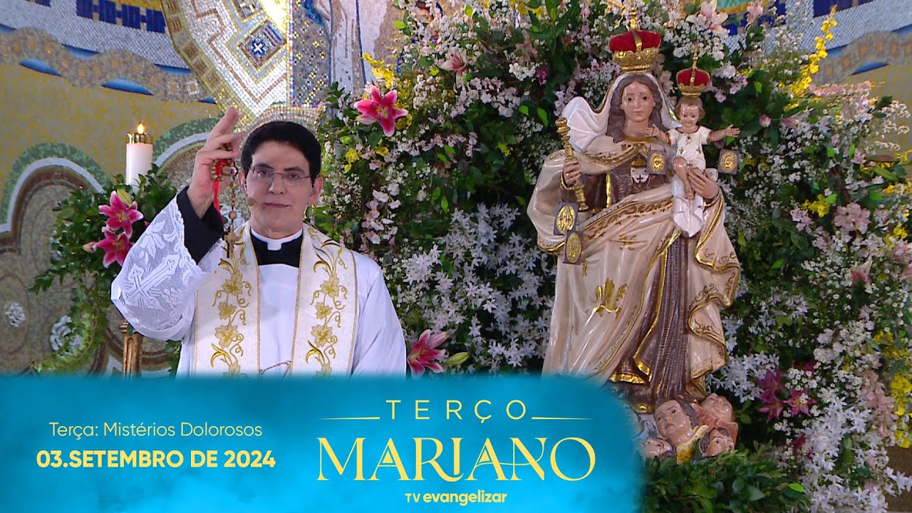Terça-Feira: Mistérios Dolorosos | Terço Mariano com @PadreManzottiOficial | 03/09/24