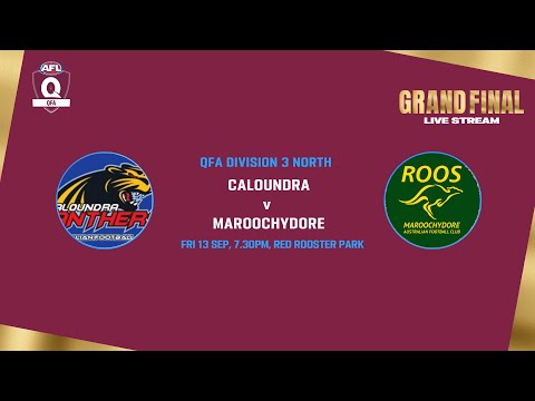 LIVE QFA Division 3 North Grand Final - Caloundra v Maroochydore