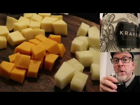 The Kraken Black Spiced Rum with Cheddar, Gouda and Manchego Cheese | Jan Tom Yam