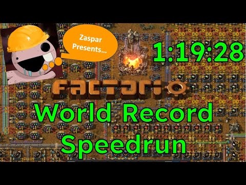 Factorio Any% [Former] World Record in 1:19:28