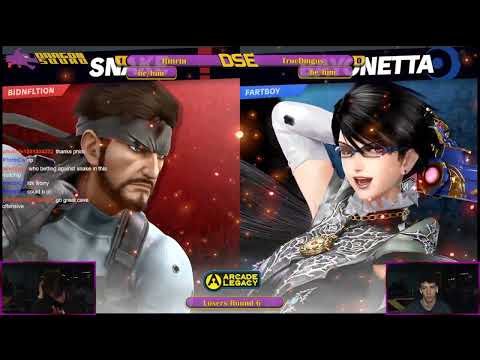 Rinrin (Snake) vs TrueDingus (Bayonetta) Arcade Legacy 89 Losers Round 6