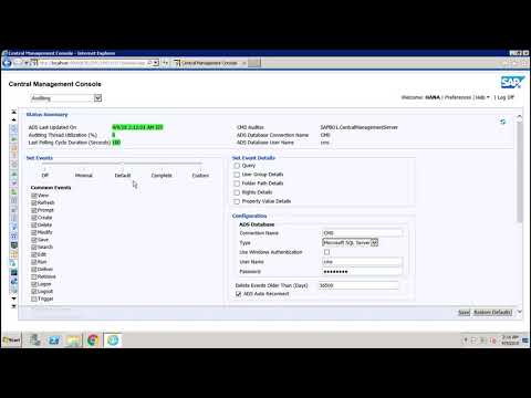 SAP BO Administration Introduction