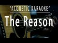 The reason - Hoobastank (Acoustic karaoke)