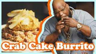 Crab Cake Burrito | Fridge Diving with Meyhem Lauren