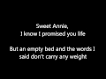 Zac Brown Band - Sweet Annie (With Lyrics) 