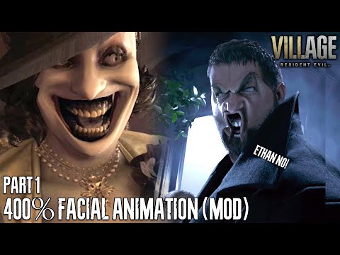 RESIDENT EVIL VILLAGE - 400% Facial Animations | The Winters & Luiza House Cutscene (MOD)
