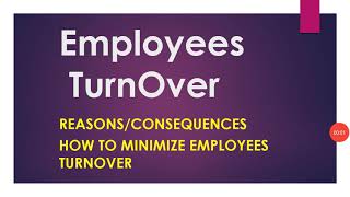 What is Employees Turnover?Reasons/Causes,How to Minimise Employees Turnover? Urdu Hindi