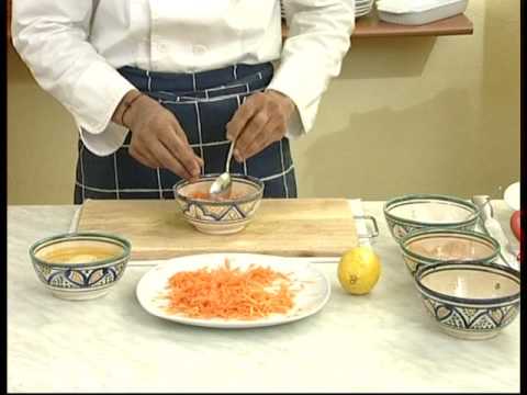 Cuisine Marocaine - Khizou Bilimoun (salade de carottes et d oranges)