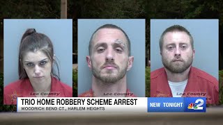 Trio arrested for home invasion robbery coordinated through escort service website