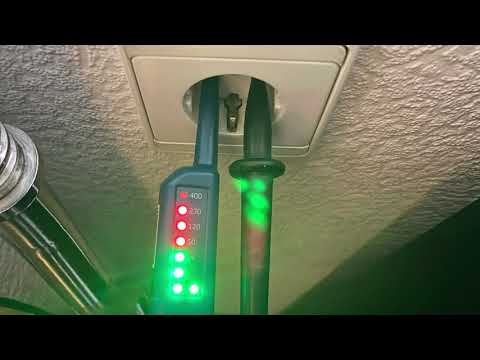 Kopp 324203013 2-polig mit LED Anzeige 6-400 V, Blau, Spannungsprüfer