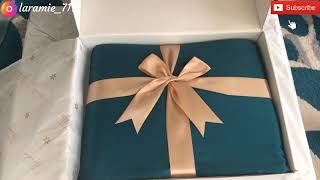 Lily Silk Bedding Linen Haul || Unboxing