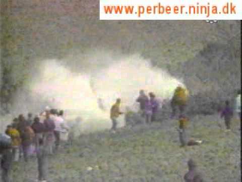 Lancia Delta Integrale crash 1989 Auriol