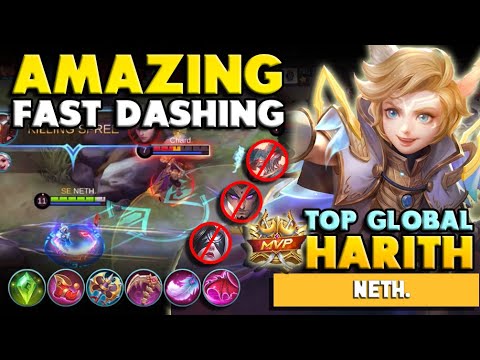 You Can't Counter Me! Ultra Fast Hand Harith Chrono Dash! MLBB Harith Best Build 2020 by Neth