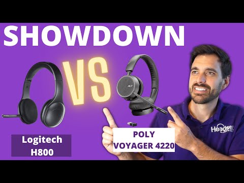 SHOWDOWN Logitech H800 vs Poly Voyager 4220 Wireless Headset - LIVE MIC TEST!