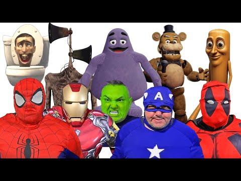 What if Superheroes Fight Versus All Villains