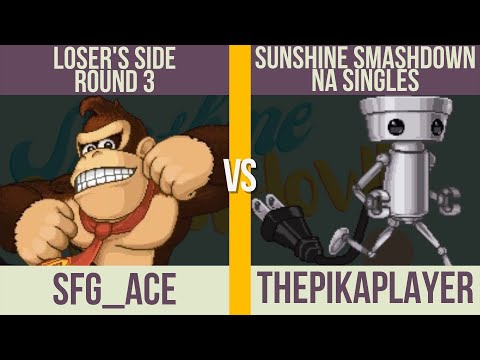 Sunshine Smashdown NA: SSF2 Loser's - SFG_Ace (DK) vs. ThePikaPlayer (Chibi)