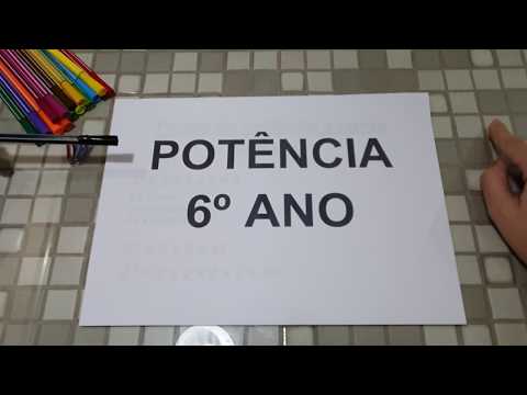 Aula de Potência - 6º Ano