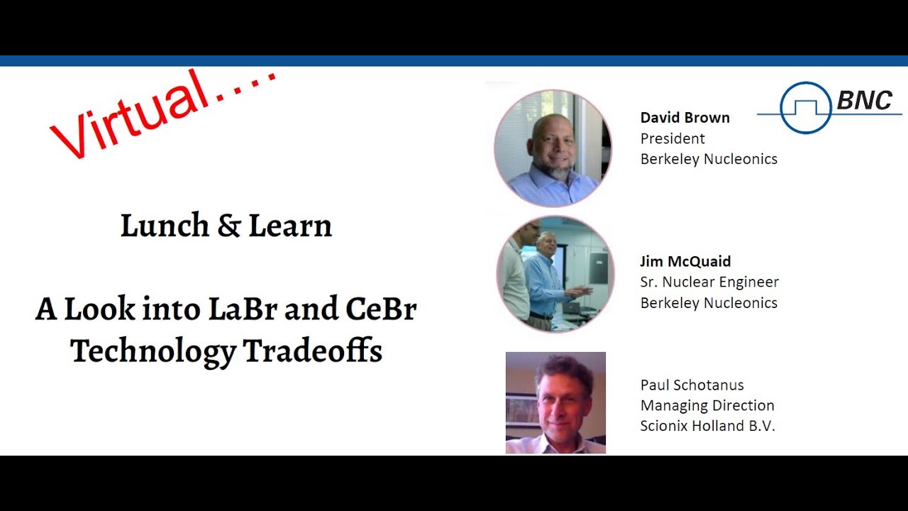 A Look Into CeBr3 and LaBr3 Tech with JimMcQuaid