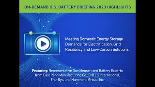 U.S. Battery Briefing on Capitol Hill: 2023 Highlights