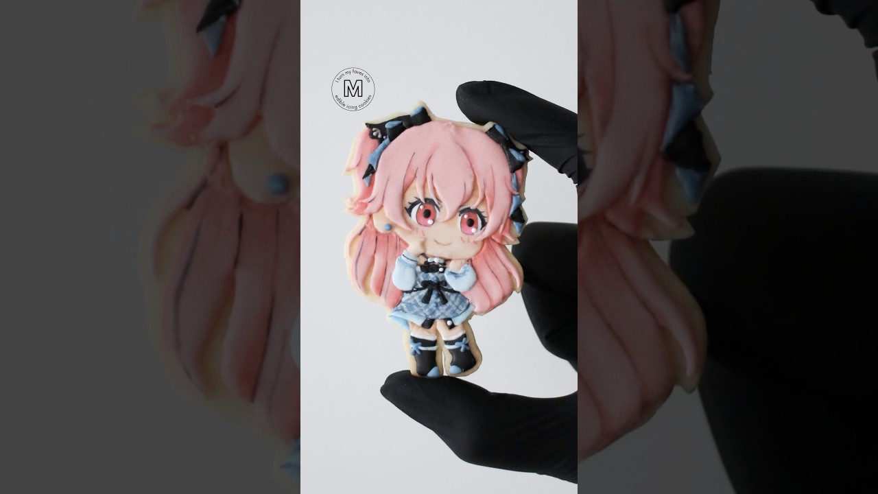 【プロセカ】桃井愛莉を食べられるアイシングクッキーにしてみた！ Airi Project SEKAI cookie decorating 世界計畫 世界计划 프로세카