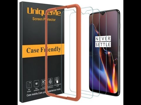 UniqueMe Tempered Glass Screen Protector With Easy Installation Tool Video For Cellphone