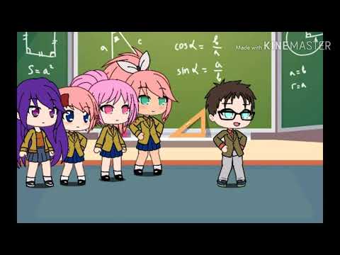 Пародия на 'смешные моменты с Kuplinov play DDLC' (osoku)|gacha life