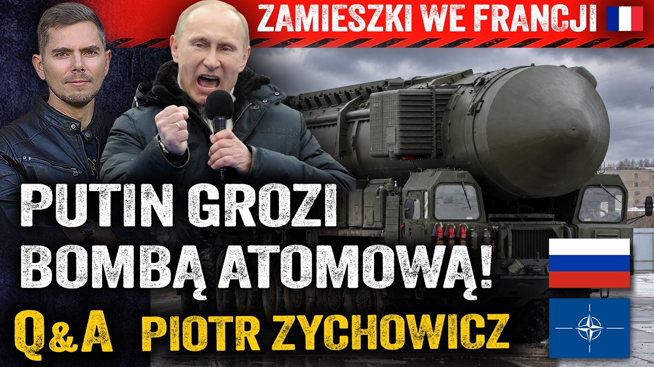 Paryż płonie! Wielkie wystąpienie Putina! Nadchodzi wojna atomowa? - Piotr Zychowicz