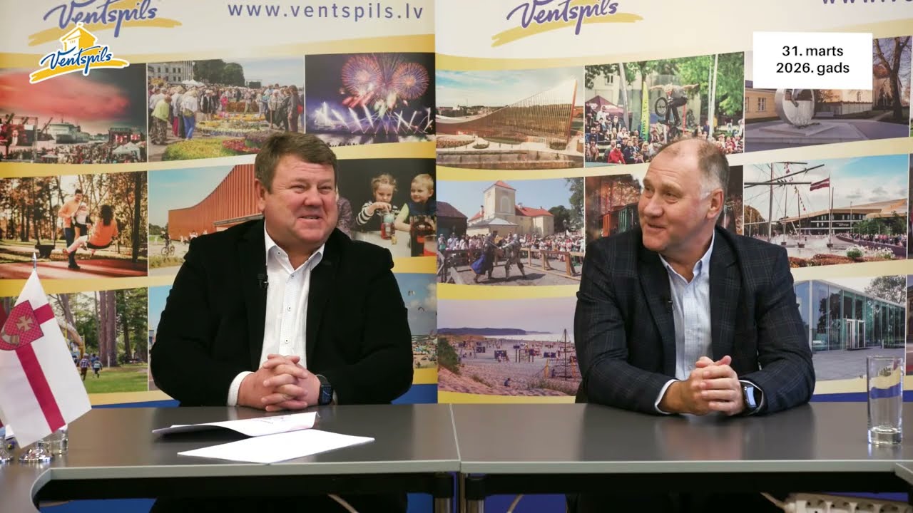 VIDEO: A.Gūtmanis un A.Kausenieks par Ventspils infrastruktūras aktualitātēm – 31.03.2026.