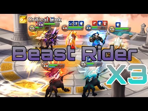 魔靈召喚 | 又是到無腦三豹女的時間啦 | SUMMONERS WAR | 3 Beast Rider | RTA G 1