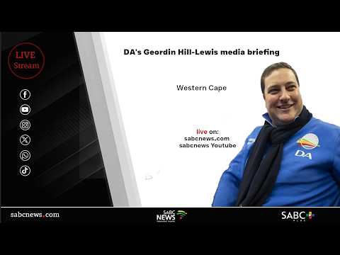 DA's Geordin Hill-Lewis media briefing