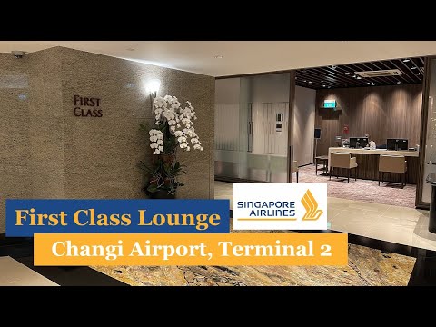 Lounge de primeira classe da Singapore Airlines - Aeroporto de Changi, Terminal 2, SilverKris - Reaberto recentemente!