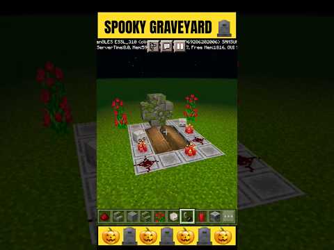 Spooky Graveyard in Minecraft: Build Hacks