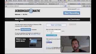 Maandag over Screencast-o-matic