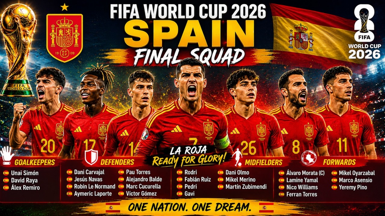 Pedri Spain FIFA World Cup 2026