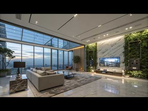 All'interno della casa intelligente di lusso più futuristica dotata di intelligenza artificiale |...