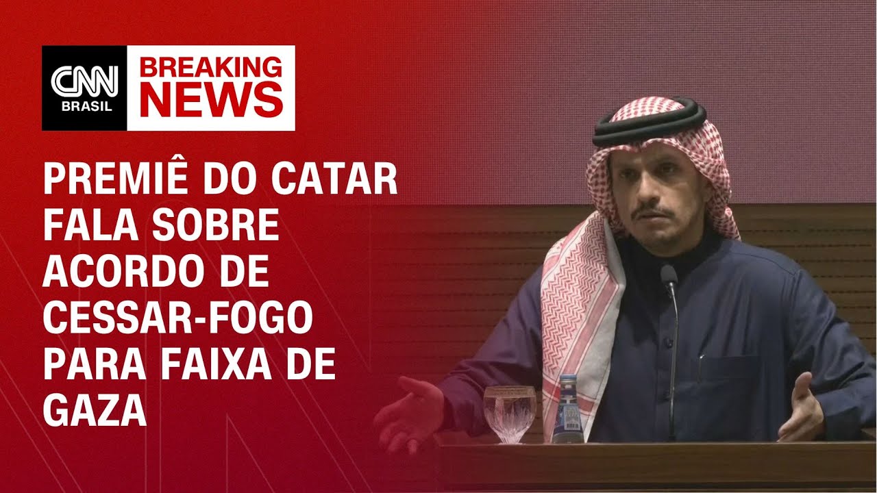 Premiê do Catar fala sobre acordo de cessar-fogo para Faixa de Gaza | CNN 360°
