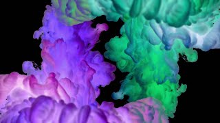 Multicolor Ink TV Background Video