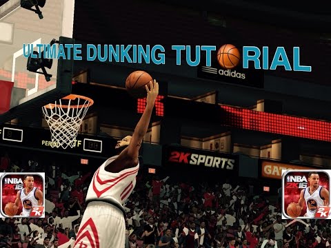 HOW TO DUNK/POSTERIZE IN NBA 2K16 IOS!-BEST NBA 2K16 IOS DUNKING TUTORIAL!!