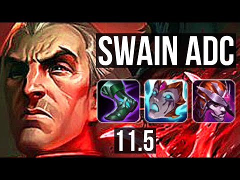 SWAIN & Fiddlesticks vs MISS FORTUNE & Alistar (ADC) | Rank 2 Swain | KR Grandmaster | v11.5