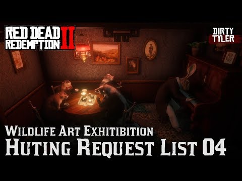 RDR2 Wildlife Art Exhibition Guide Hunting Requests List 4  Red Dead Redemption 2