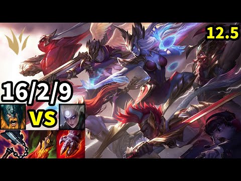 Olaf Jungle vs Diana - KR Master | Patch 12.5