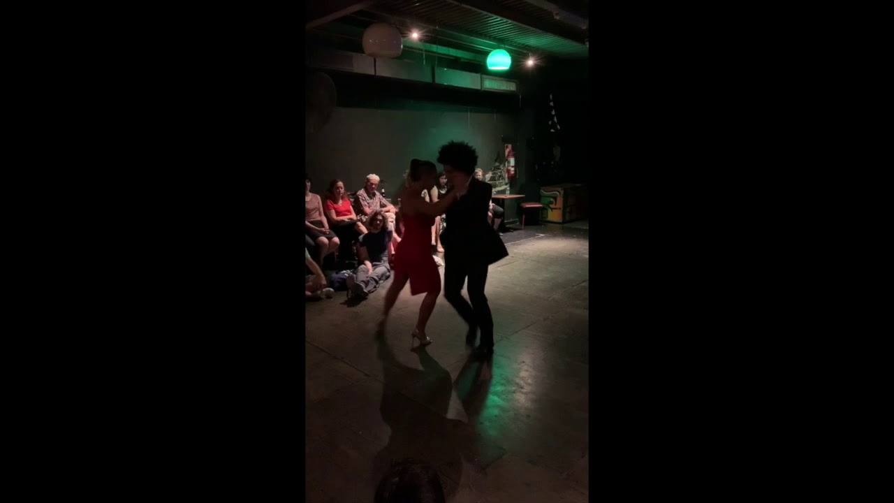 Vinicius Souza y Gaby Mataloni en La Mandrilera Milonga, Buenos Aires 1